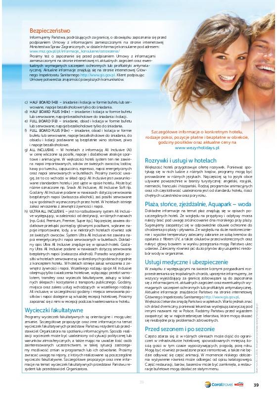 Gazetka promocyjna Wezyr Holidays str. 41