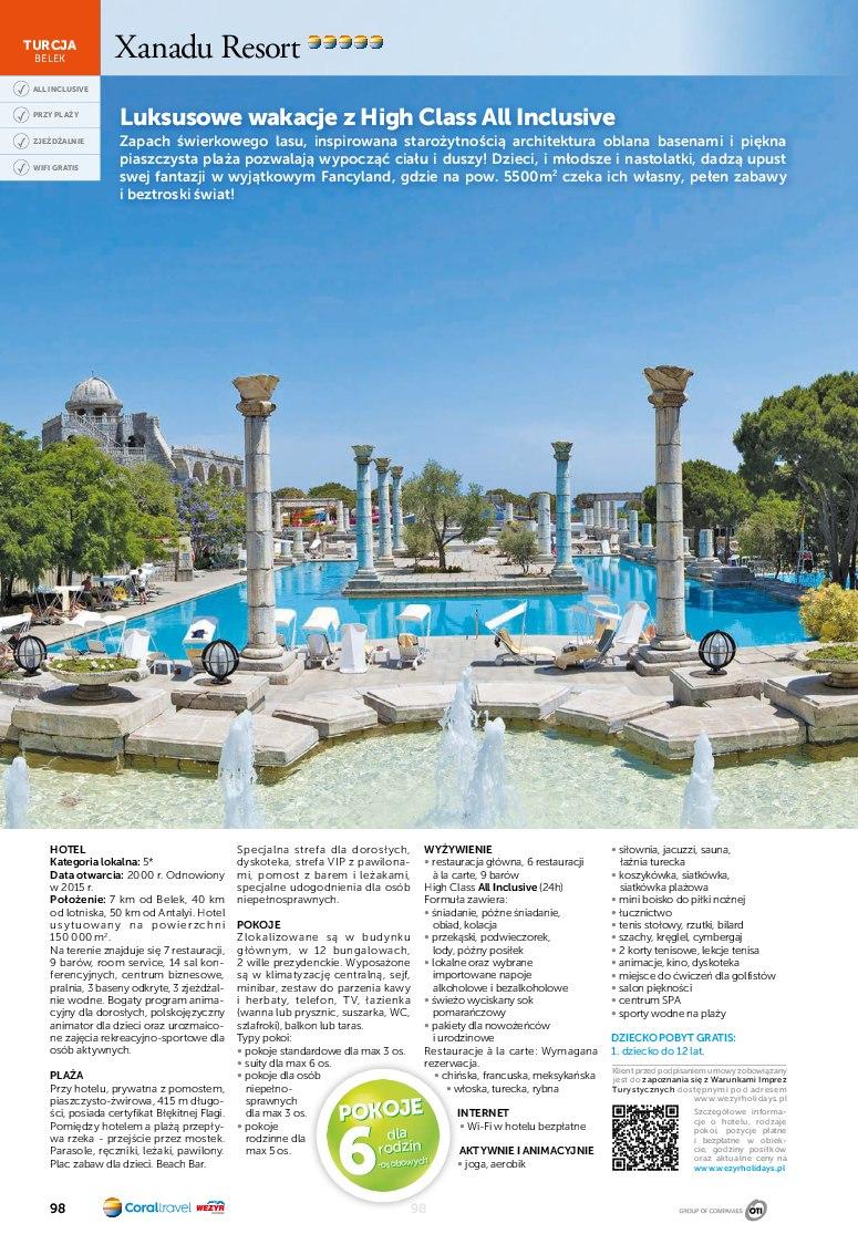 Gazetka promocyjna Wezyr Holidays str. 100