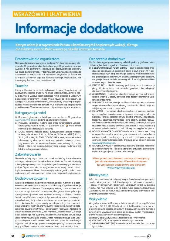 Gazetka promocyjna Wezyr Holidays str. 40