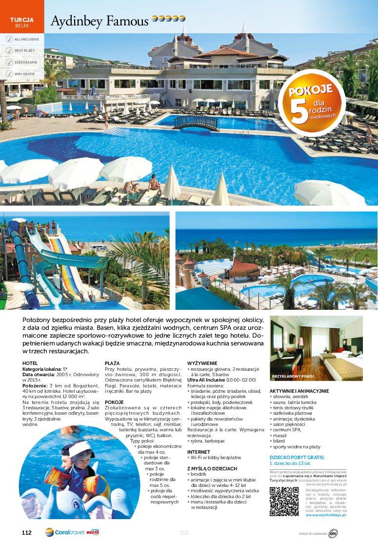 Gazetka promocyjna Wezyr Holidays str. 114