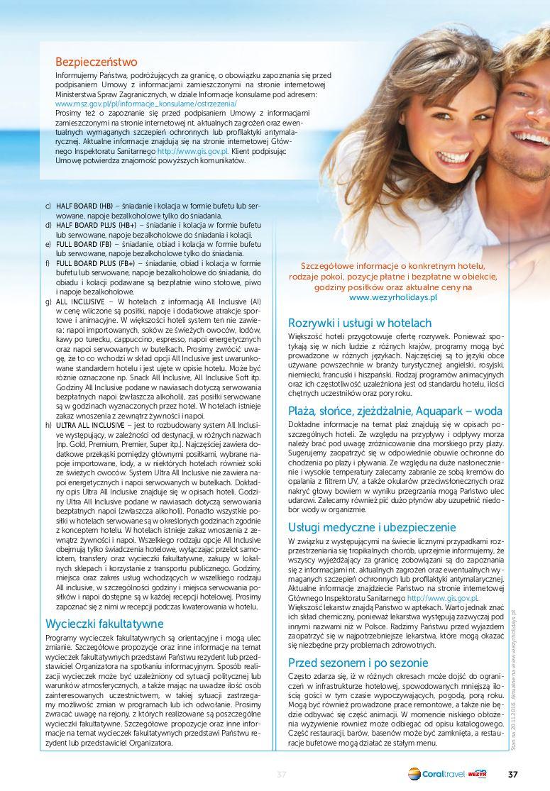 Gazetka promocyjna Wezyr Holidays str. 39