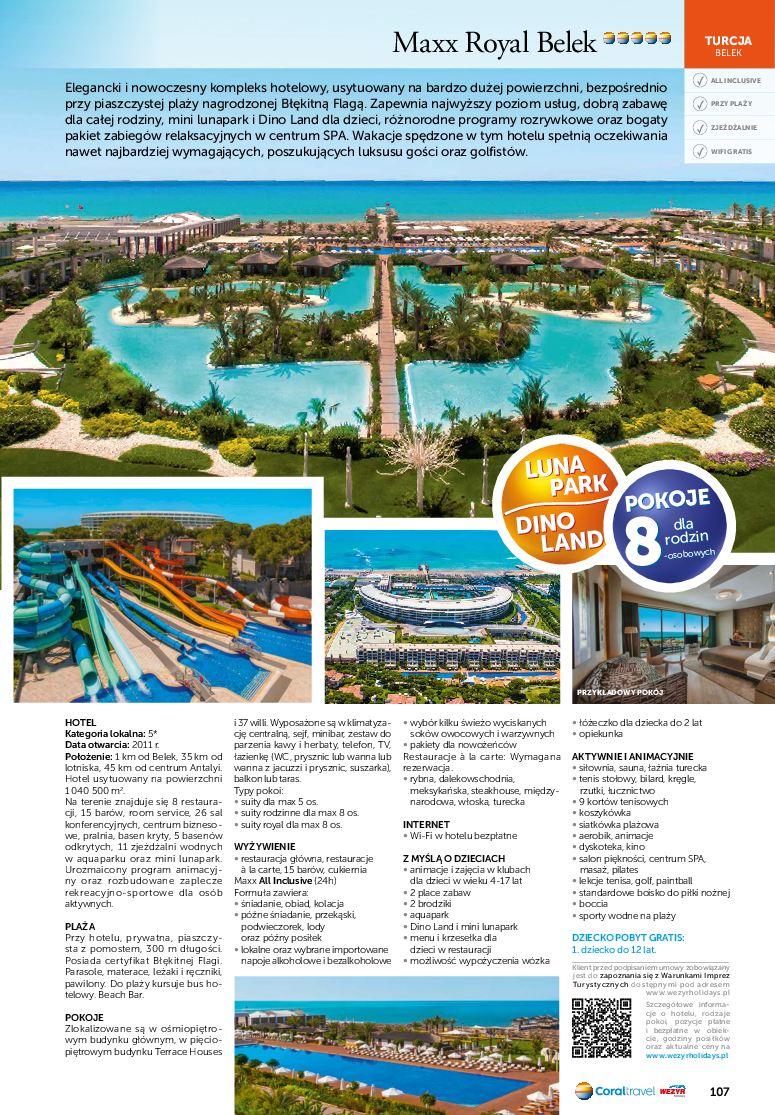 Gazetka promocyjna Wezyr Holidays str. 109