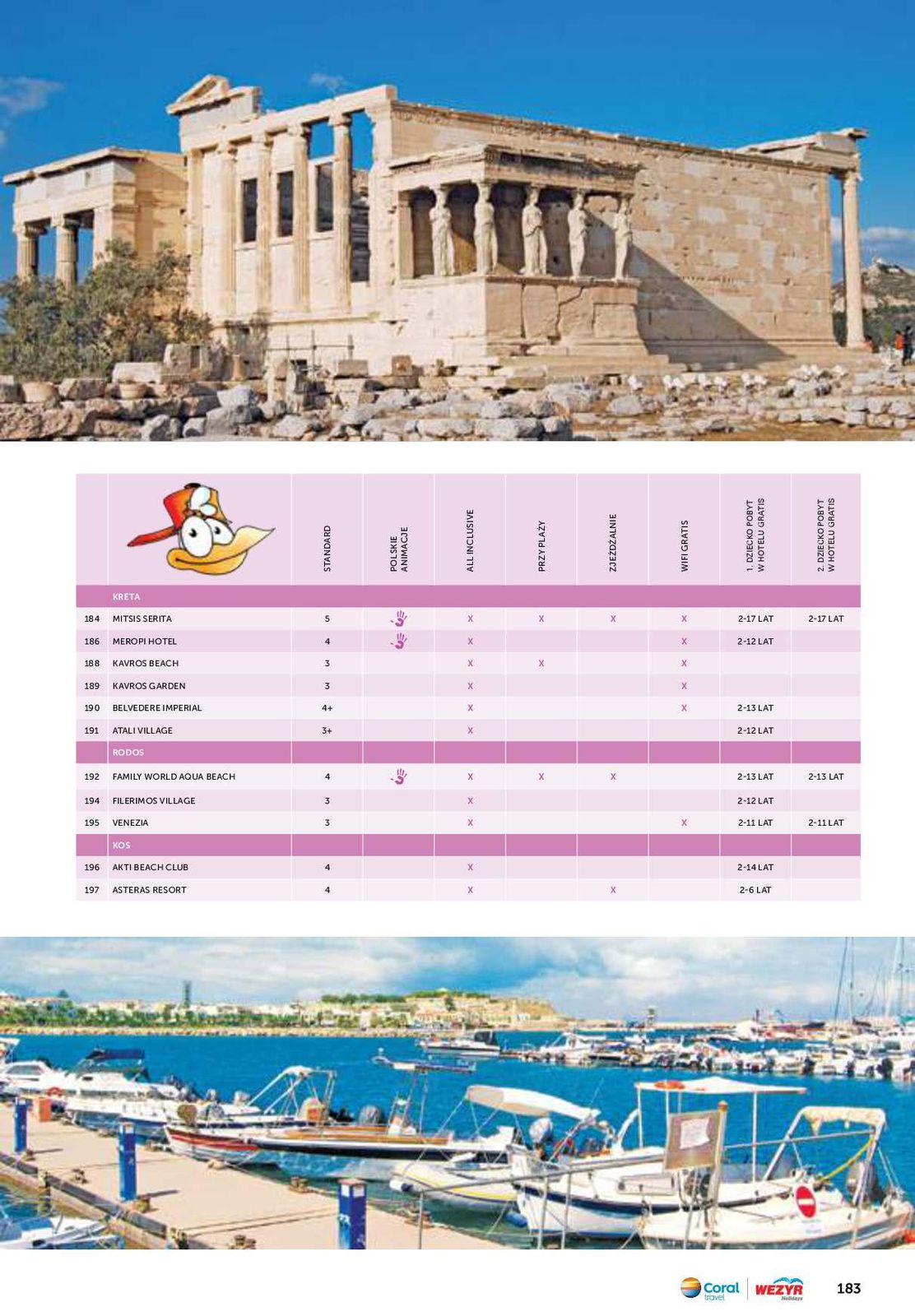 Gazetka promocyjna Wezyr Holidays str. 185