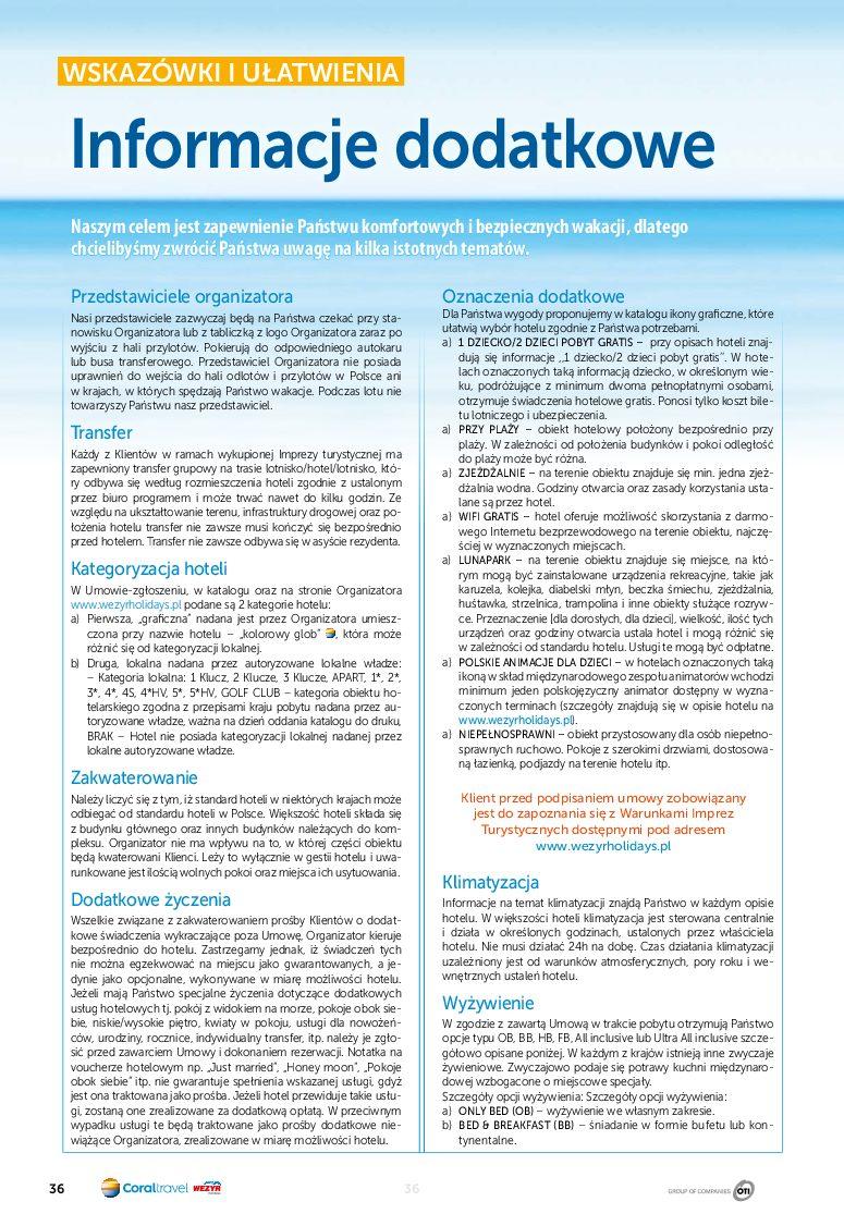 Gazetka promocyjna Wezyr Holidays str. 38