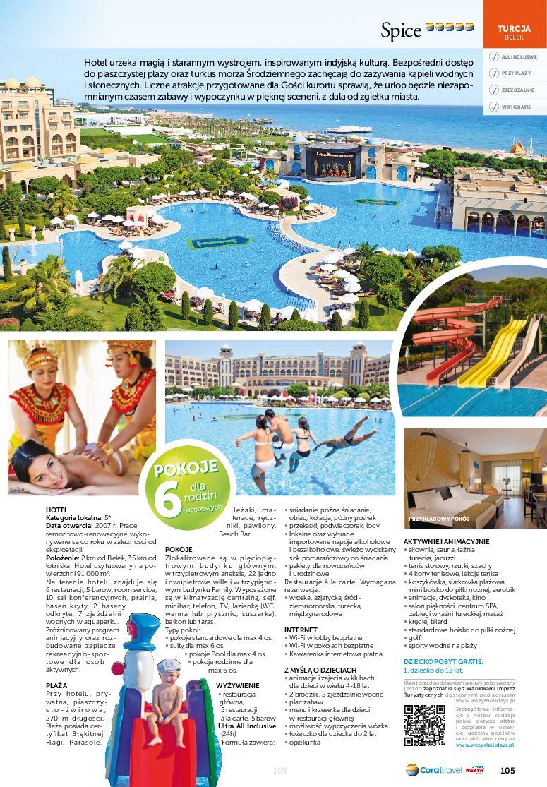 Gazetka promocyjna Wezyr Holidays str. 107